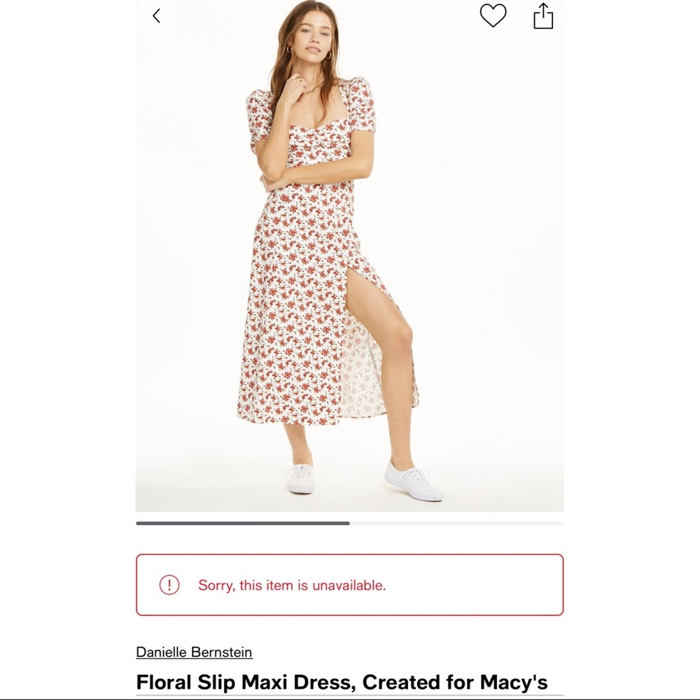 Danielle Bernstein Floral Slip Maxi Dress, Created for Macy’s